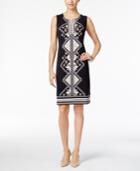 Jm Collection Studded Shift Dress, Created For Macy's