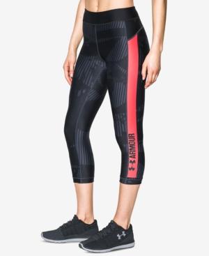 Under Armour Heatgear Printed Capri Compression Leggings