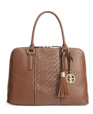 Giani Bernini Pebble Weave Dome Satchel, Only At Macy's