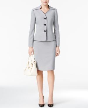 Le Suit Jacquard Skirt Suit