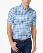 Tommy Hilfiger Ambrose Plaid Short-sleeve Button-down Shirt