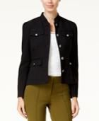 Xoxo Juniors' Flap-pocket Peplum Jacket