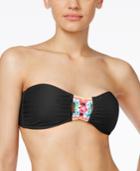 Jessica Simpson Love Me Knot Macrame Bikini Top Women's Swimsuit