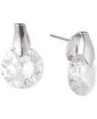 Anne Klein Round Crystal Stud Earrings