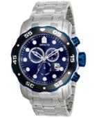 Invicta Men's Chronograph Pro Diver Stainless Steel Bracelet Watch 48mm 80044