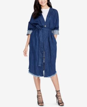 Rachel Rachel Roy Cotton Denim Coat, Created For Macy's