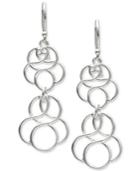 Giani Bernini Circular Drop Earrings In Sterling Silver, Created For Macy's