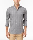 Tommy Hilfiger Men's Flannel Windowpane Shirt