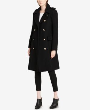 Calvin Klein Plus Size Double-breasted Walker Coat