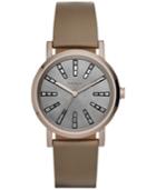 Dkny Women's Soho Light Brown Leather Strap Watch 38mm Ny2422