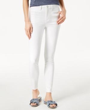 Maison Jules Frayed-hem Skinny Jeans, Created For Macy's