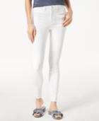 Maison Jules Frayed-hem Skinny Jeans, Created For Macy's