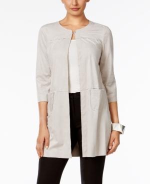 Alfani Faux-suede Jacket, Created For Macy's