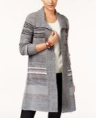 Style & Co Striped Cardigan, Created For Macy's