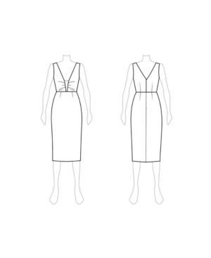 Fame And Partners Moroccan Dream V-neck Petti Dress