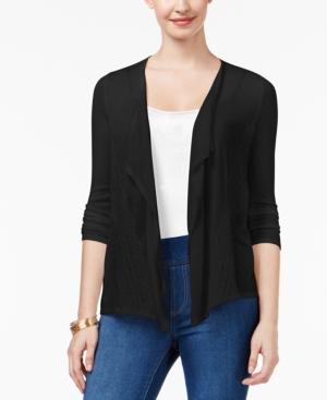 Thalia Sodi Lace-trim Cardigan, Created For Macy's