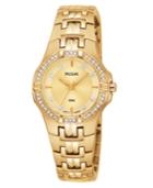 Pulsar Watch, Women's Gold-tone Stainless Steel Bracelet Ptc390