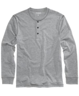 Club Room Men's Heathered Henley, Created For Macy's