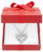 Diamond Heart Pendant Necklace (1/2 Ct. T.w.) In 10k Gold Or White Gold