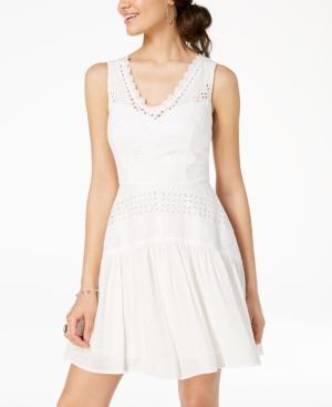 City Studios Juniors' Eyelet Dress