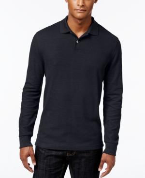 Club Room Men's Performance Sun Protection Long-sleeve Polo