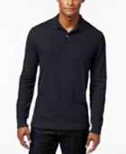 Club Room Men's Performance Sun Protection Long-sleeve Polo
