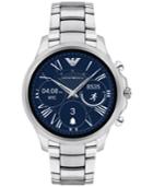Emporio Armani Men's Connected Stainless Steel Touchscreen Smart Watch 46mm
