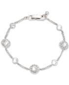 Givenchy Silver-tone Pave Bracelet