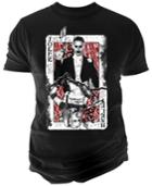 Changes Men's Suicide Squad Joker Harley Graphic-print T-shirt