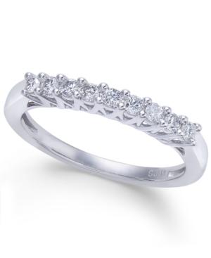 Diamond Nine-stone Band (1/4 Ct. T.w.) In 14k White Gold