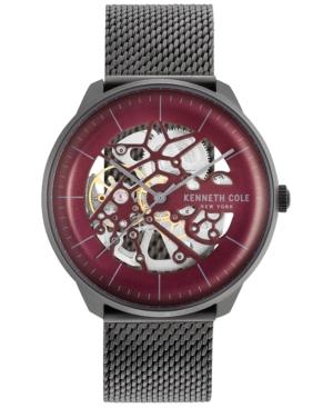Kenneth Cole New York Men's Gunmetal Stainless Steel Mesh Bracelet Watch 42.5mm