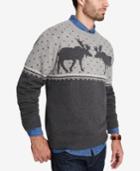 Weatherproof Vintage Men's Moose Sweater