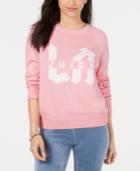 Juicy Couture Cotton La Logo Crewneck Sweater
