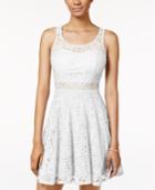 American Rag Lace Illusion Skater Dress, Created For Macy's