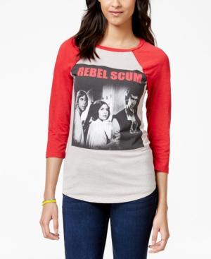 Juniors' Star Wars Rebels Graphic Baseball T-shirt From Mighty Fine
