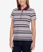 Tommy Hilfiger Quincy Striped Polo Top, Created For Macy's