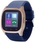 Itouch Unisex Navy Rubber Strap Smart Watch 46x45mm Itc3360rg590-rgn