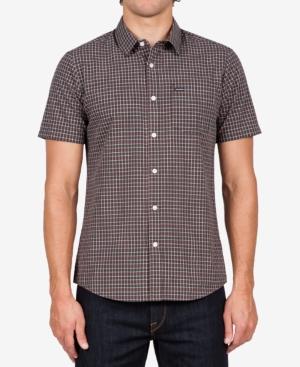 Volcom Men's Short-sleeve Arthur Plaid Shirt