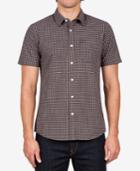 Volcom Men's Short-sleeve Arthur Plaid Shirt
