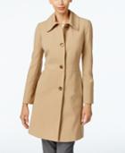 Larry Levine Button-front Walker Coat, Only At Macy's