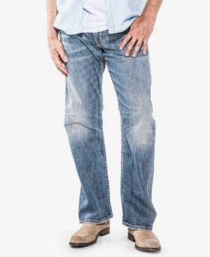Silver Jeans Co. Men's Zac Relaxed-fit Straight Stretch Jeans