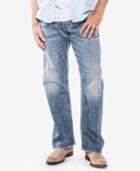 Silver Jeans Co. Men's Zac Relaxed-fit Straight Stretch Jeans