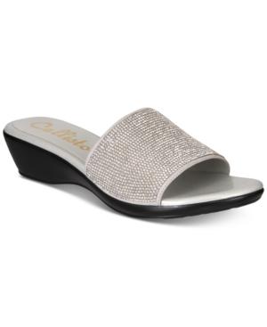 Callisto Stromm Embellished Wedge Sandals, Created For Macy's Women's Shoes