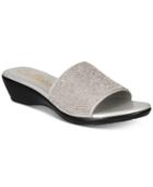 Callisto Stromm Embellished Wedge Sandals, Created For Macy's Women's Shoes