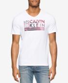 Calvin Klein Jeans Men's Wave Logo Graphic-print T-shirt