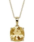Citrine (2-1/5 Ct. T.w.) Pendant Necklace In 14k Gold