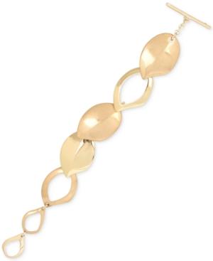 Kenneth Cole New York Gold-tone Leaf Flex Bracelet