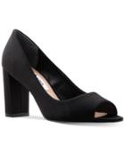 Nina Farlyn Peep-toe Pumps Women's Shoes