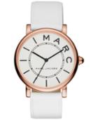 Marc By Marc Jacobs Women's Roxy White Leather Strap Watch 36mm Mj1561