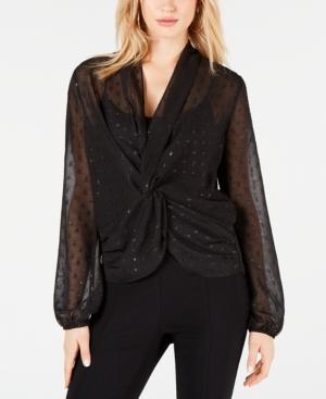 Leyden Knot-front Blouse